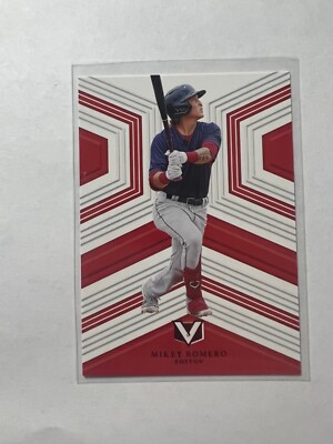 2023 Panini Chronicles Vertex Red Mikey Romero 096/100 Boston Red Sox