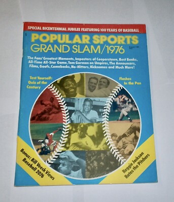 1976 POPULAR SPORTS mag HANK AARON Johnny Bench WILLIE MAYS Babe Ruth JACKIE !