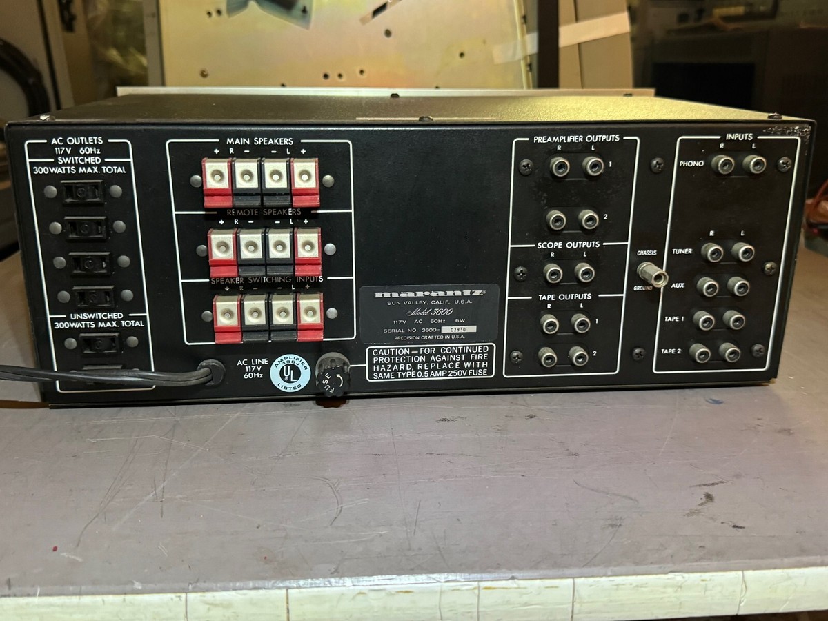 marantz Model 3600 プリアンプ コントロールアンプ MARANTZ マランツ MODEL 3600 ステレオ コントロール アンプ