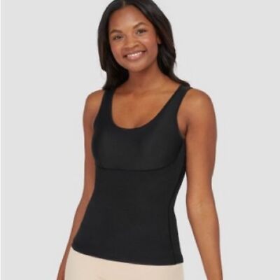 Spanx Black Shapwear Sleeveless Shaping Tank Top M