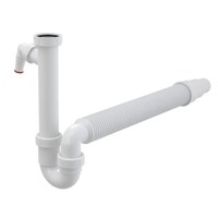 Ablaufgarnitur Siphon KüChe Flex RöHren Abfluss Ablauf SpüLbecken SpüLe Becken