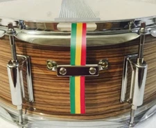 x2 SnareFlair Snare Drum 🥁 Straps Marley Reggae Rasta USA 🇯🇲 Percussion Set 2