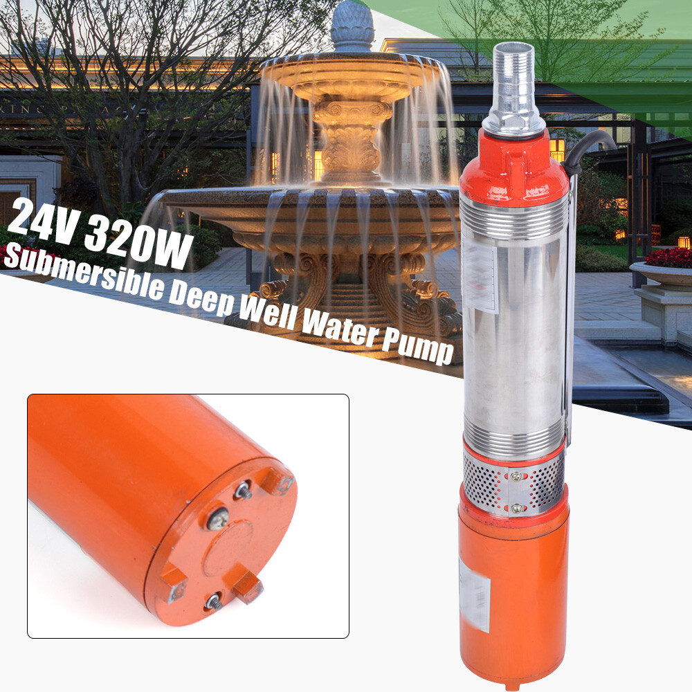 Pompe à Eau Solaire DC – 12/24/48V, 180W-370W, Submersible, Pour Puits Profond Ou Irrigation, 5 Ans De Garantie