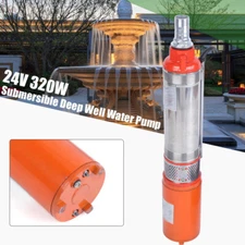 12V 24V 48V 180W-370W Solar Water Pump Deep Well Submersible Irrigation Pump