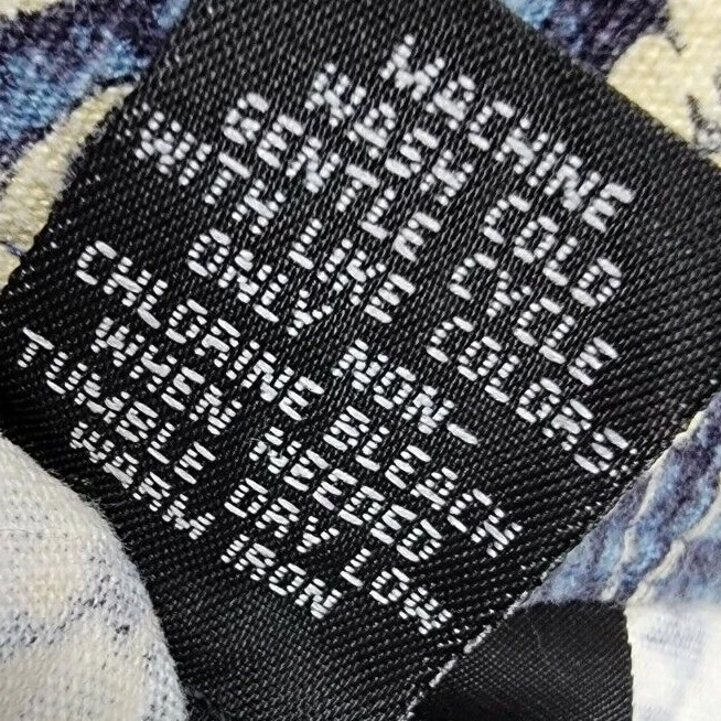 Falda para mujer Statements by Danielle talla 14 Petite 14P azul tostado floral Jean NUEVA Foto 3 de 4