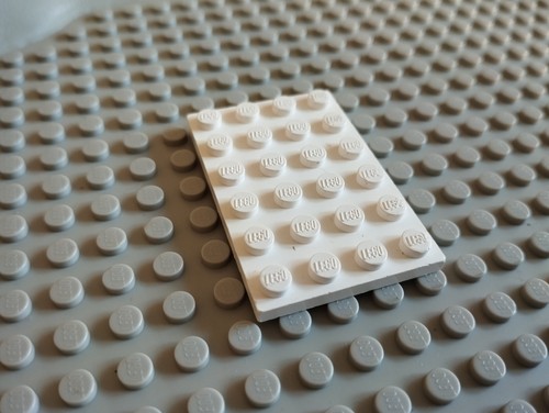 Lego Vintage Plates 4x4 4x6 4x8 4x10 4x12 Light grey blue black etc - Picture 18 of 60
