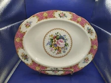 Royal Albert Bone China "Lady Carlyle" Oval Serving Platter Tray 13.5" New 