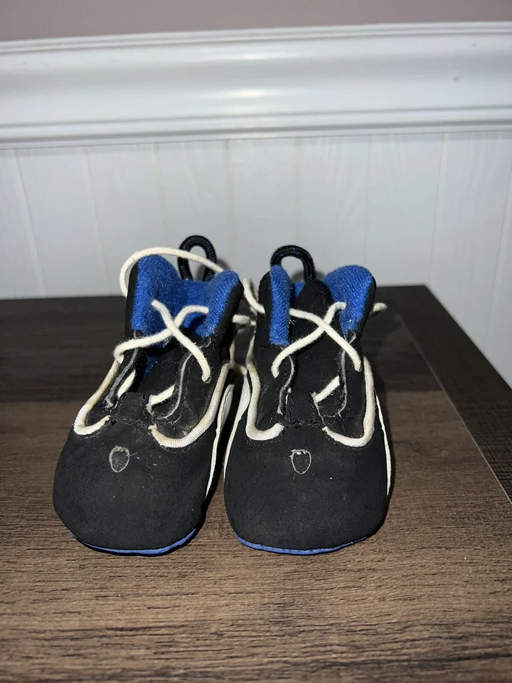 VINTAGE 1990's NIKE PENNY HARDAWAY BABY CRIB SHOES 1C soft bottom - Image 2 of 4