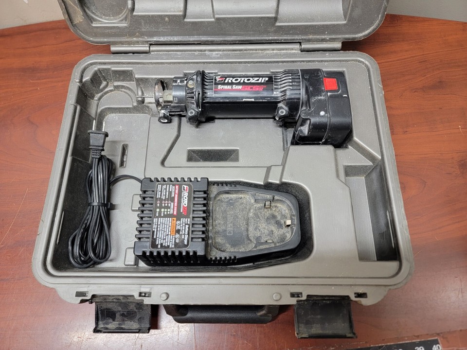 RotoZip Spiral Saw SCS02 12V w/ Battery, Charger & Case c-x | eBay