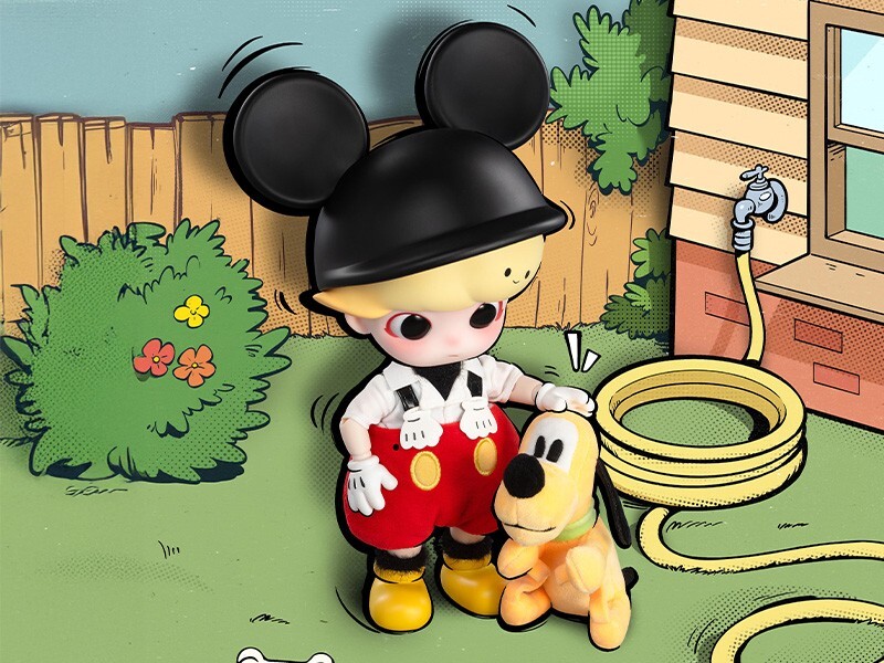 DIMOO MICKEY 1/8 アクションフィギュア Disney ミッキー DIMOO MICKEY 1/8 Action Figure - POP MART (United States)