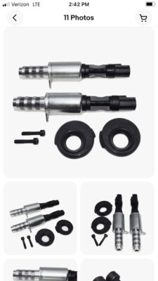 2Pcs VCT Camshaft Timing Solenoid Valve For Ford F-150 F-250 Expedition 4.6 5.4L