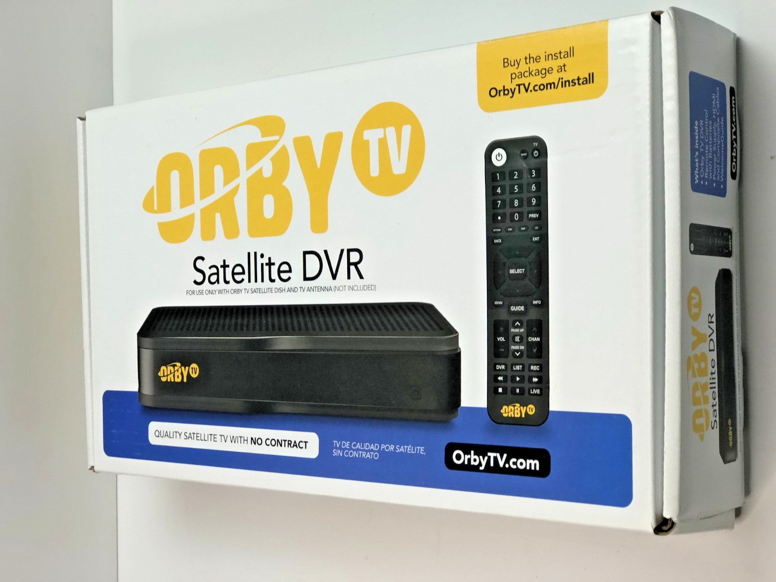 Orby TV Satellite DVR Receiver - KSTB2047   G89J NEW In Opened Box