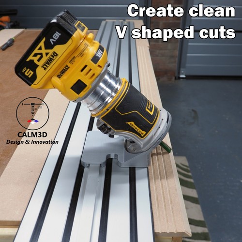 Dewalt DCW600 45° Angled Trim/Palm Sub-Base for use on Dewalt Rail - INC P&P - Picture 6 of 10