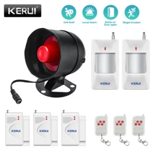 Wireless Alarm System Home Security Garage Motion Detector Door Sensor Burglar