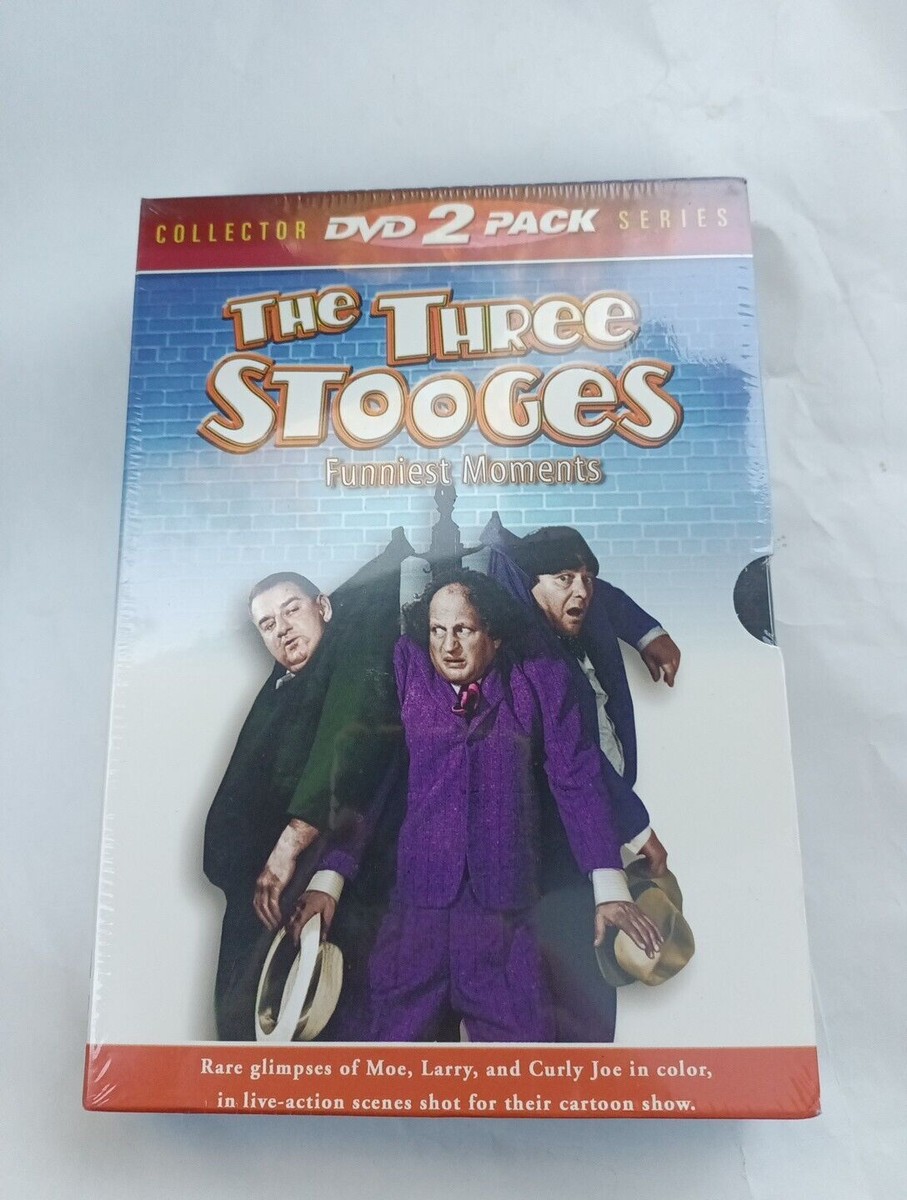 The Three Stooges Funniest Moments/The Three Stooges Festival (DVD, 2-Disc  New