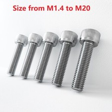 M5 5mm Allen Cap Screws Bolts 304 A2 Stainless Steel Socket Screw Hex Head