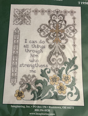 STRENGTHEN ME cross stitch kit IMAGINATING Diane Arthurs New T19508 2508K