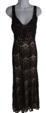$195 Say Yes To The Prom Junior Women's Black Sleeveless Lace Gown Dress Size 3