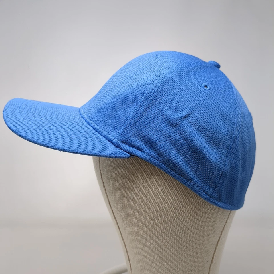 Athletic Works Fitted Hat Blue L-XL Solid Blank 6 Panel Vent Holes - Image 4 of 4