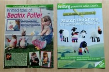 Alan Dart Toy Knitting Pattern: Beatrix Potter + Shaun the Sheep mobile