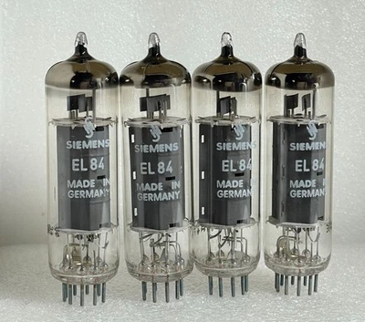 4 x NOS tubes Siemens Halske matched quad EL84 6BQ5 - Image 1 of 4