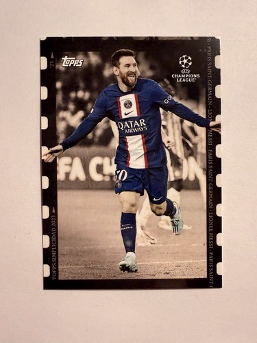 2022-23 Topps Simplicidad UEFA Filmstrip Lionel Messi PSG #23 