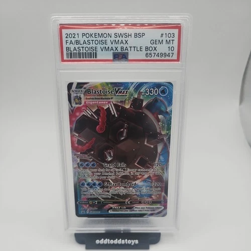 Blastoise VMAX SWSH103 SWSH: Sword & Shield Promo Cards Graded PSA 10