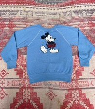 Vintage Child  s Disney Mickey Mouse Sweatshirt Casuals Blue