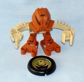 2001 McDonalds Lego Bionicle TOHUNGA - Toa Matoran Set with 6 Discs + Comic Book