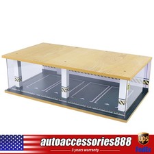 Display Case for Cars Acylic Cover and LED Lighting for 1/24 Scale Diecast Car