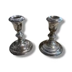 Reed & Barton Sterling Silver Candlesticks Weighted Reinforced 27