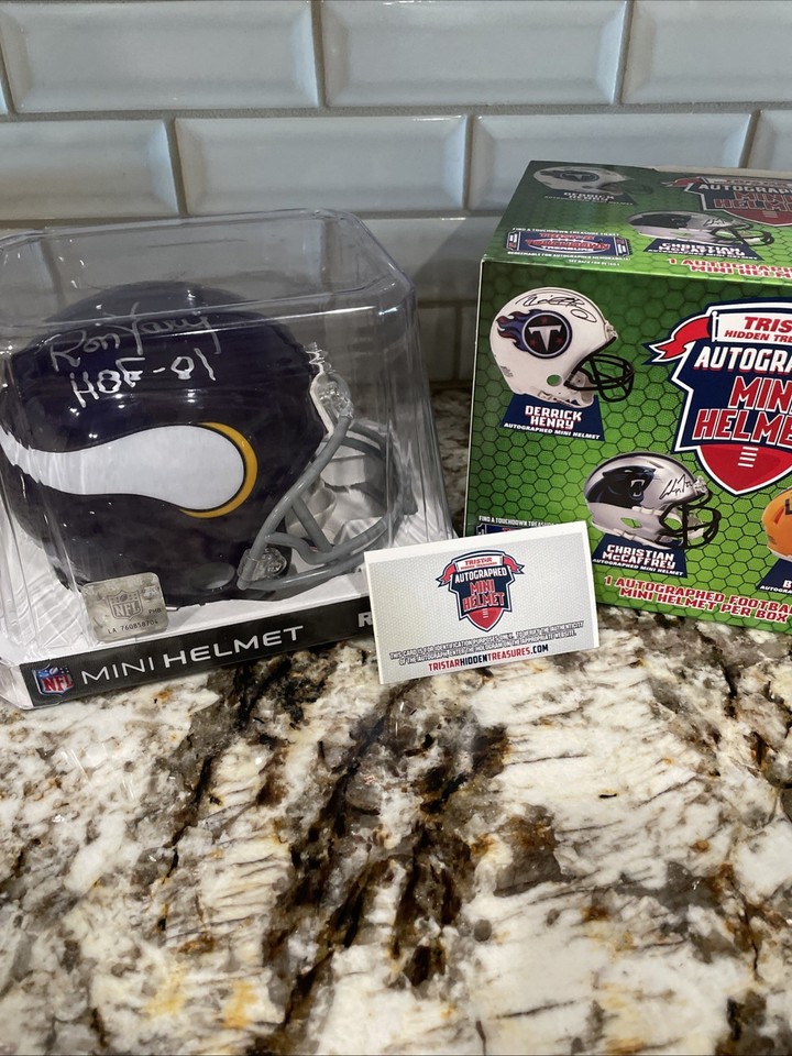 Ron Yary Autographed Riddell Mini Helmet Minnesota Vikings | eBay