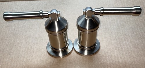 Delta Broderick Lum Champagner Bronze 2 Griff Wandhalterung Wannenfüller mit Handbrause - Bild 10 von 20