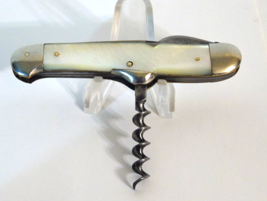 "Vom Cleff & Co." "Lion Cutlery" "Sommelier's Knife" "Mother of Pearl Scales" - Image 3 of 4