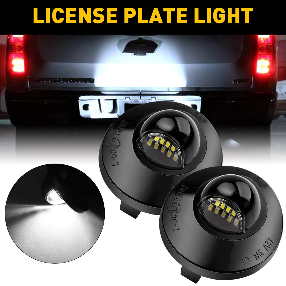 2X LED New Plate License Lights 6000K Lamp 1984-1996 Bronco Ford