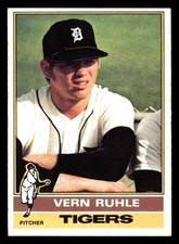 1976 Topps Vern Ruhle #89 Detroit Tigers HIGH GRADE BEAUTIFUL SETBREAK!