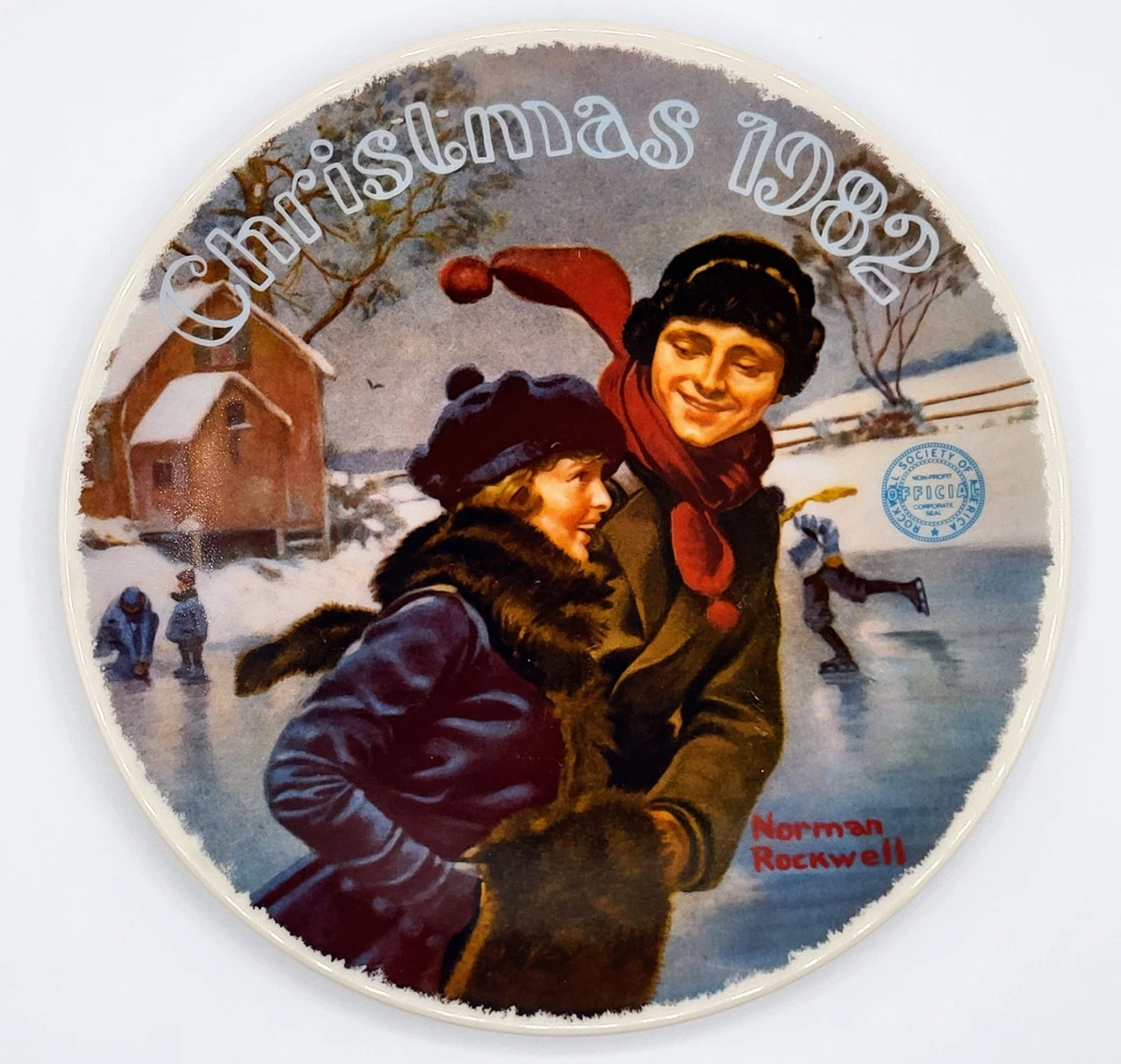 Norman Rockwell Christmas Plate 1982 for sale | eBay