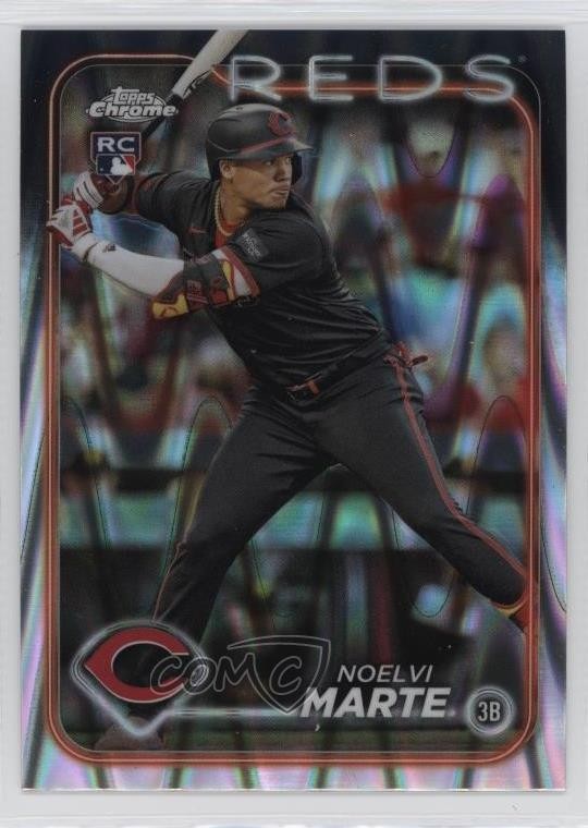 2024 Topps Chrome RayWave Refractor Noelvi Marte #177 1e52