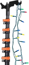 Carbon Fiber Christmas Light Pole Hanger Tool, Extendable 4.7-24 FT 24 feet 