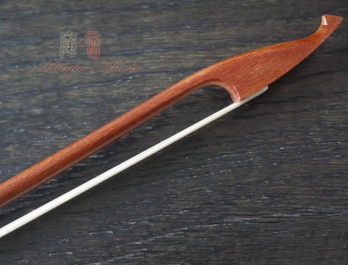Arco de violonchelo barroco africano de madera negra con tornillo largo (4/4), pelo de caballo mongol - Imagen 5 de 8