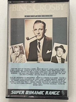 Bing Crosby Super Dynamic Range Cassette Tape 1977 Capitol Records Vintage