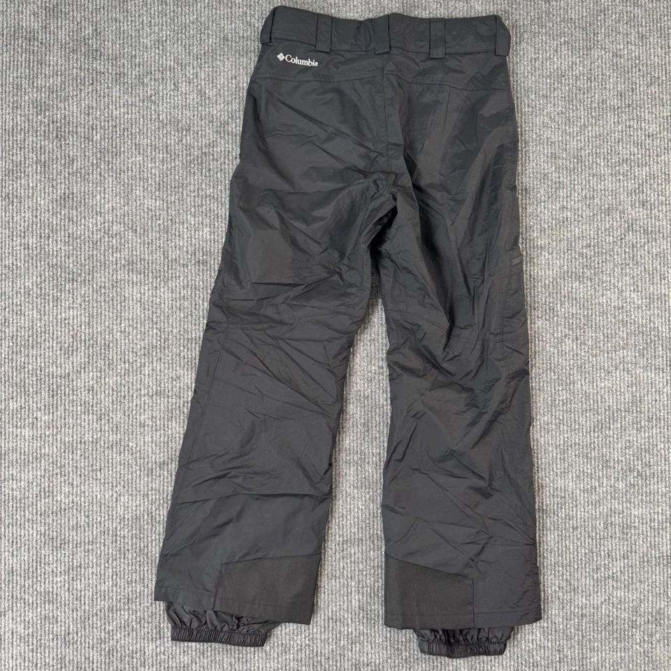 Columbia Juvenil Pequeño Omni Escudo Esquí Nieve Pantalones Negros Impermeables Invierno Exterior Foto 2 de 4
