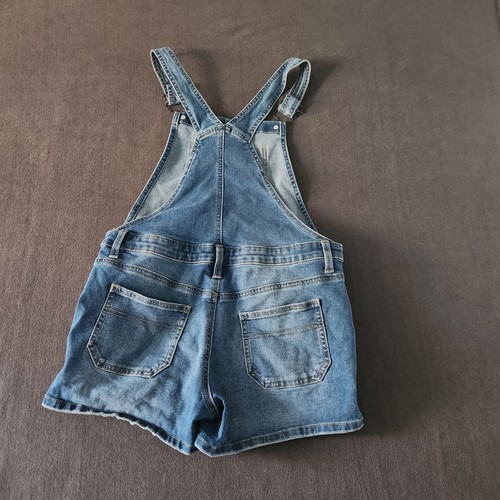 SO Overalls Shorts Girls Juniors Size 16 Denim Jean Bibs Shortalls - Picture 2 of 9