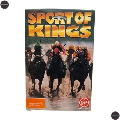 Sport of Kings Commodore 64 C64 Disk Spiel Big Box CIB Virgin 1989