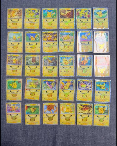 Pikachu Set #1-30 Complete 30 Card 30th Anniversary Celebration Pokemon CHN UR29