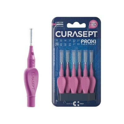 Curasept Proxi Interdentalbürsten T10  6 x Fuchsia 1,0 mm Zahnzwischenraumbürste