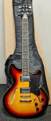 Freshman FE7TS halbakustische Oasis Style Tobacco Sunburst E-Gitarre