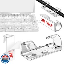 Self Adhesive Wire Bracket 40pcs  Adhesive Cable Clips  Cable Clips  Cord Clip