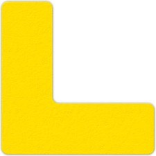 Floor Marking Tape Yellow L Shape 25/Pkg. LM110Y Top Tape And  Label Inc. LM110Y