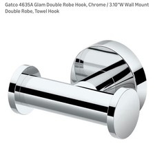 Gatco Double Robe Hook Chrome